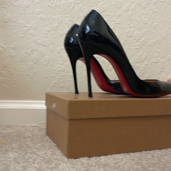 Christian Louboutin Iriza 100 Patent Black 38.5 - Picture 5 of 10